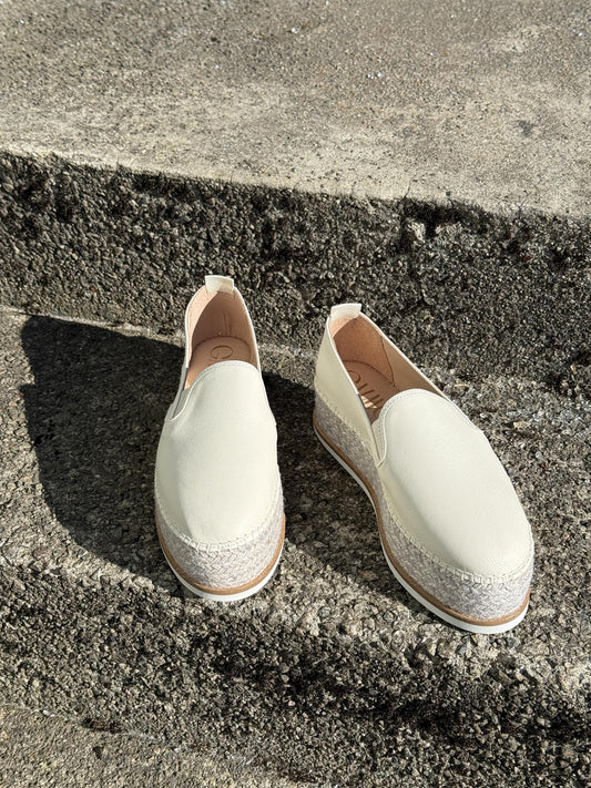 Sarry Espadrillos Pharos - Hvit Glatt Skinn