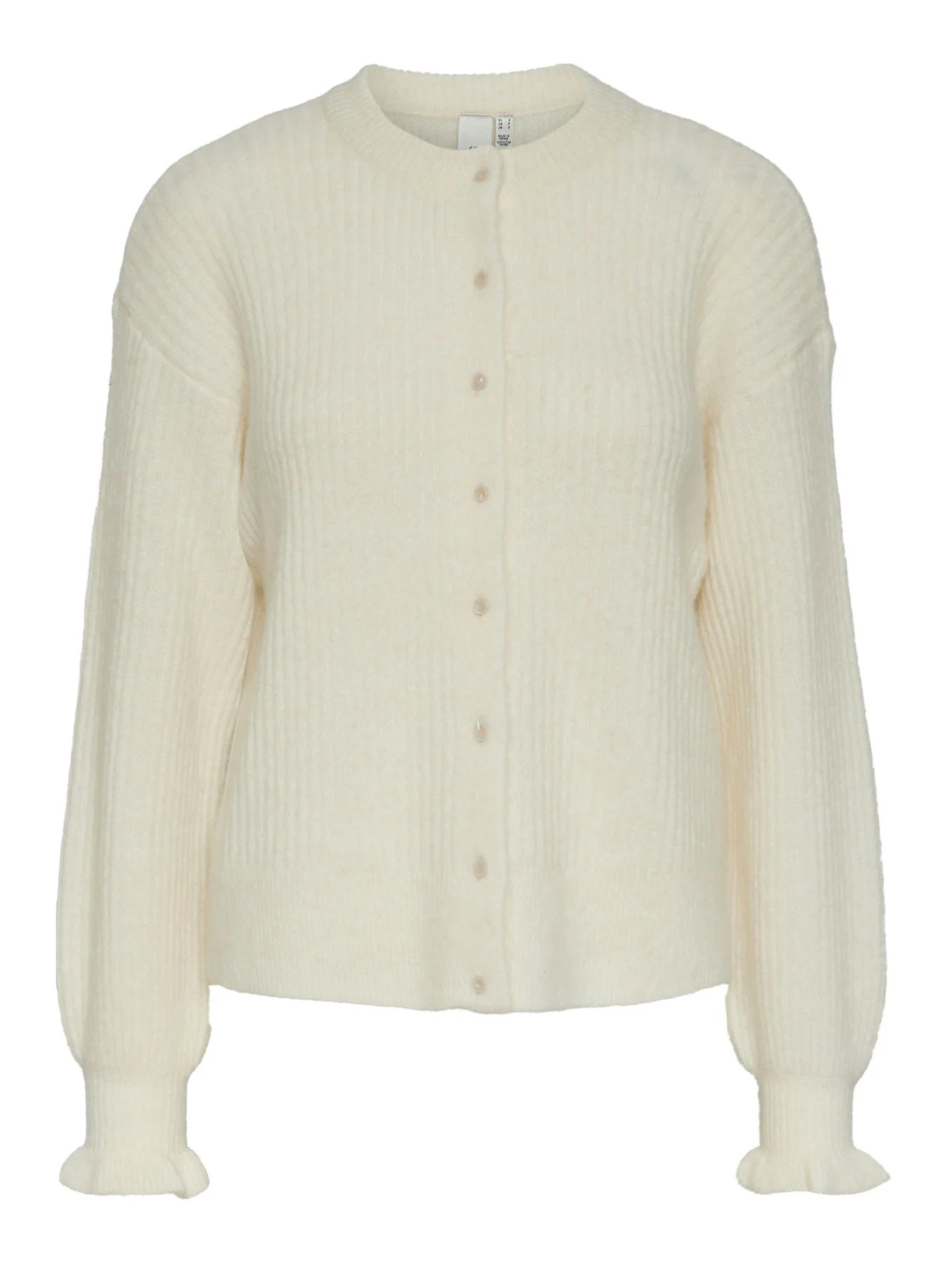 YASCUDDIE LS KNIT CARDIGAN Birch