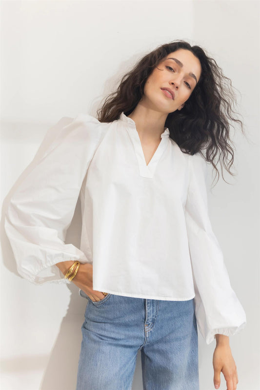 Infinity Blouse - White