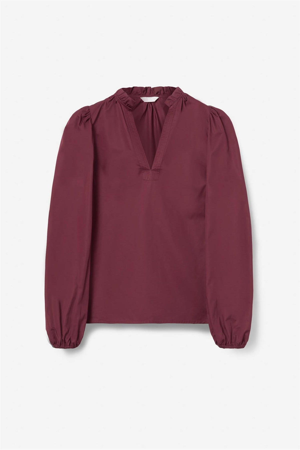 Infinity Blouse - Dark Red