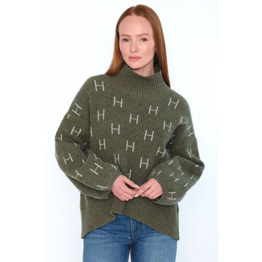 Fam Sweater Short Winter Moss