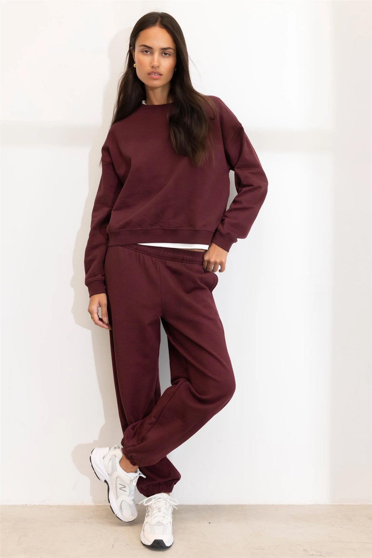 Mara Sweatshirt - Deep Plum