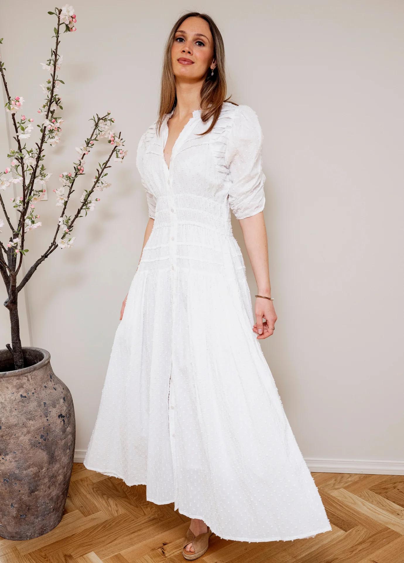 Fabienne dress Pure white