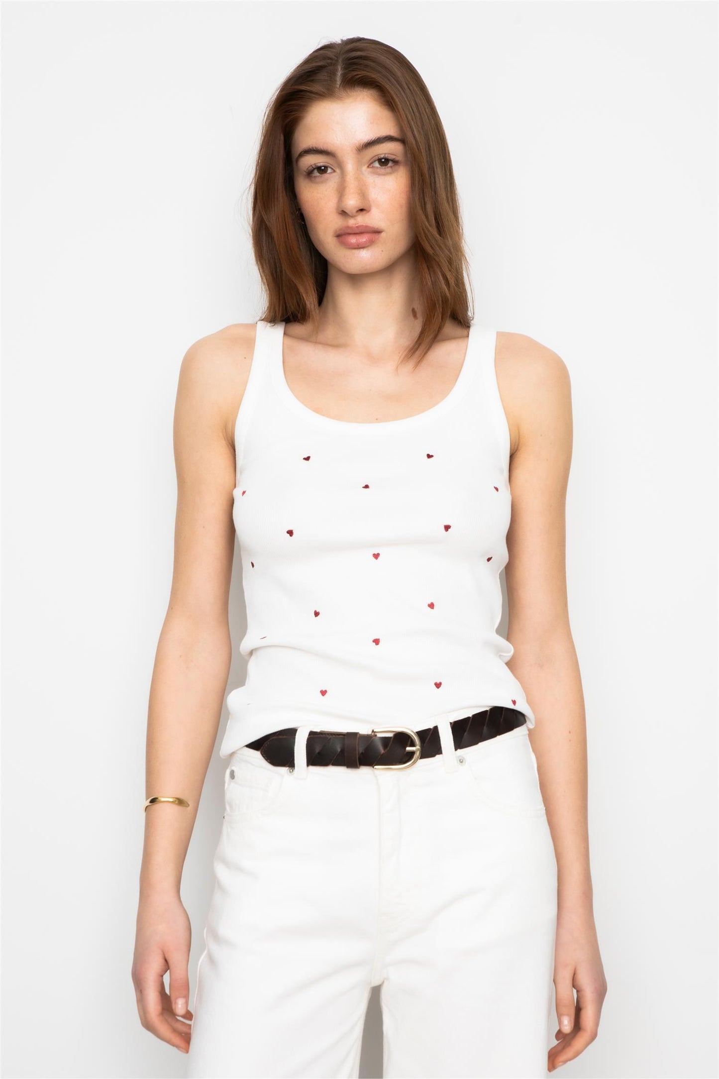 Pam Rib Singlet - Berry