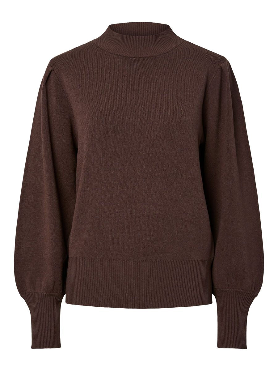 YASFonny LS Knit Pullover Brun