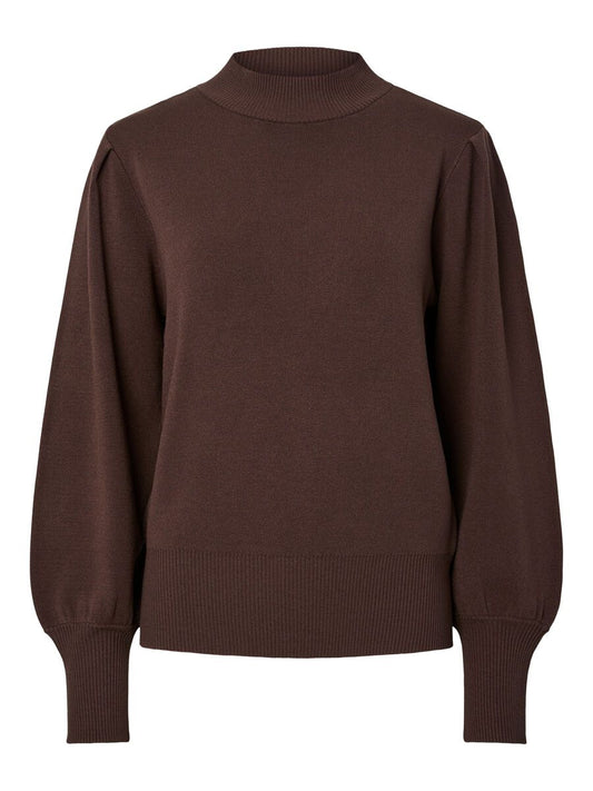 YASFonny LS Knit Pullover Brun