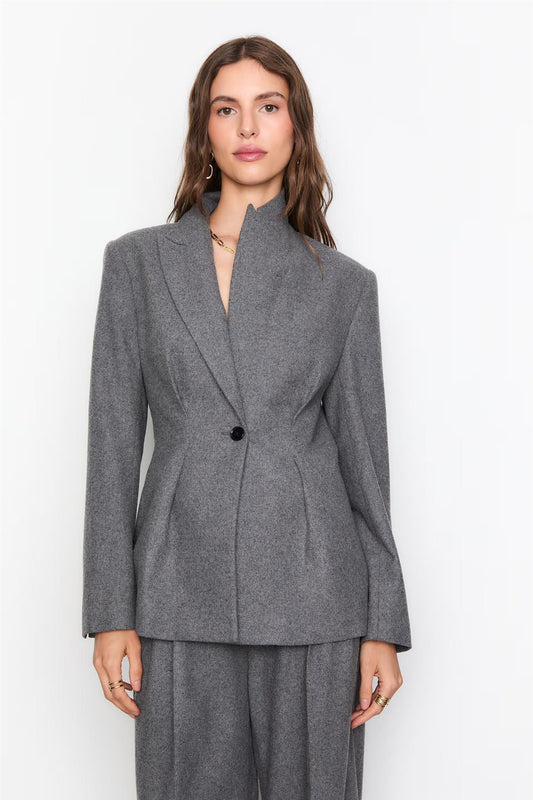 Ennia Flannel Blazer