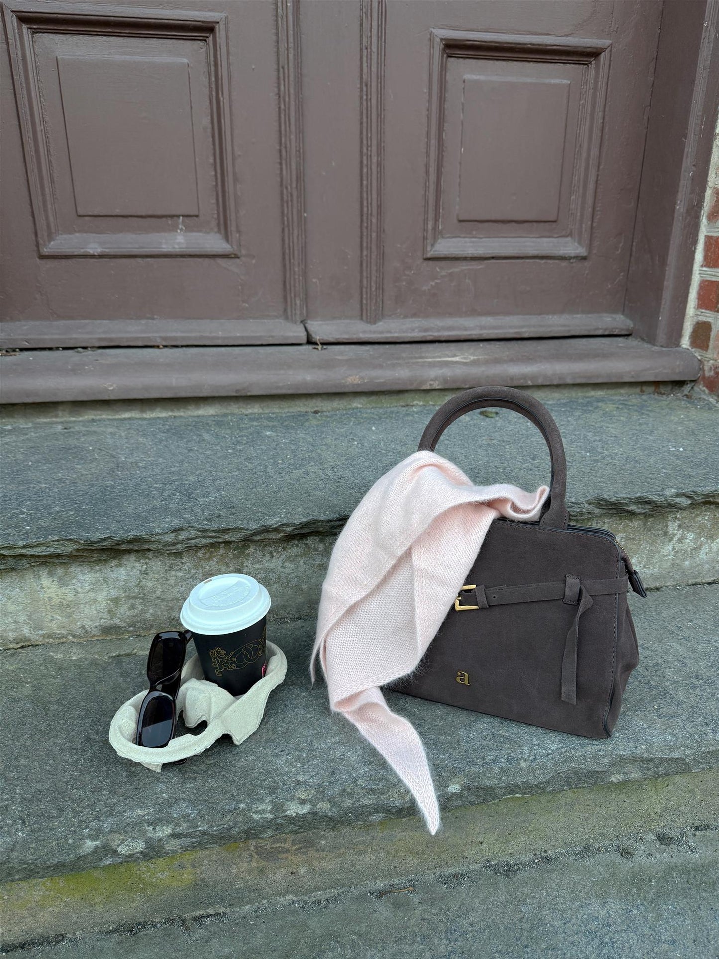 Paula Scarf Chintz Rose