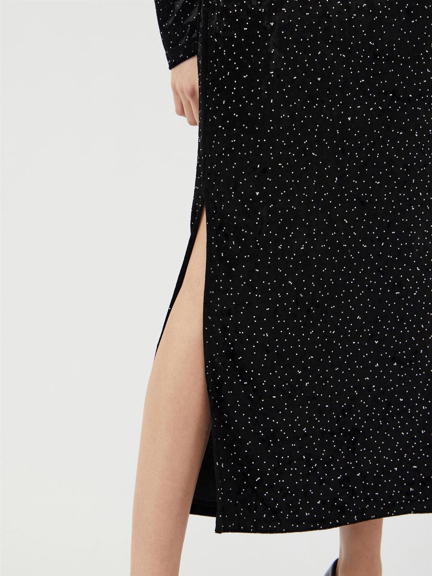 YASTILLIA VELVET MIDIKJOLE