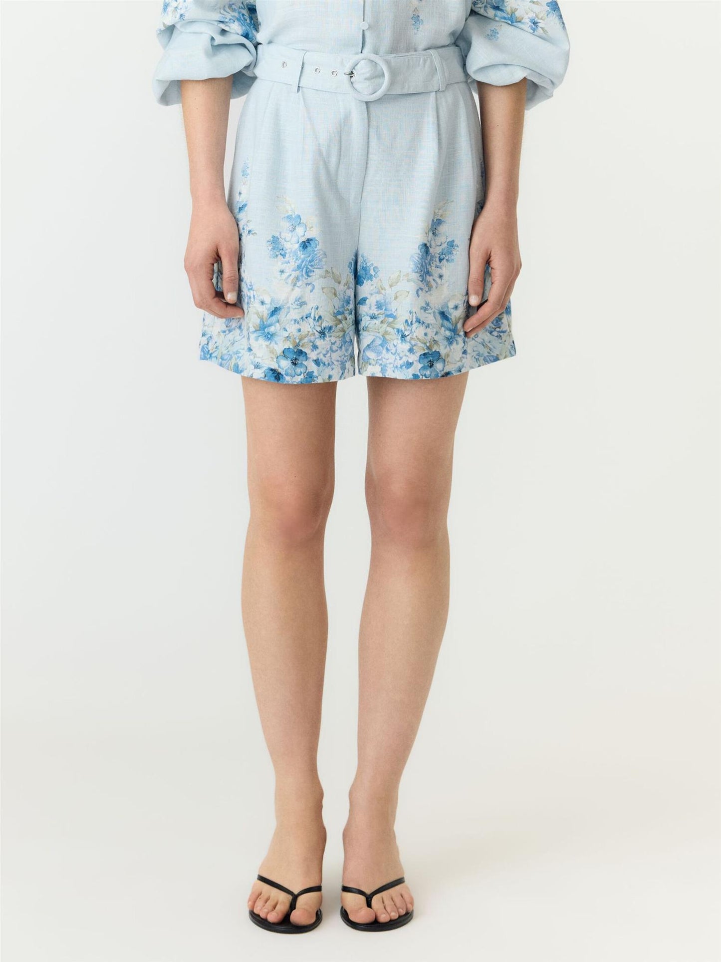 YasCleo Shorts - Skyway w/ Cleo Print
