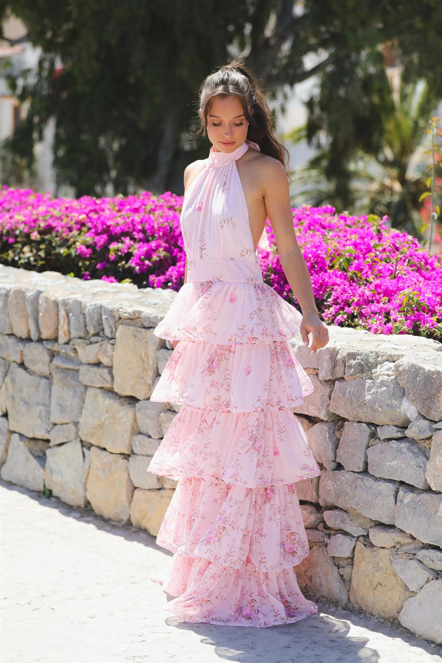 Angeline Maxi Dress - Blush Bloom