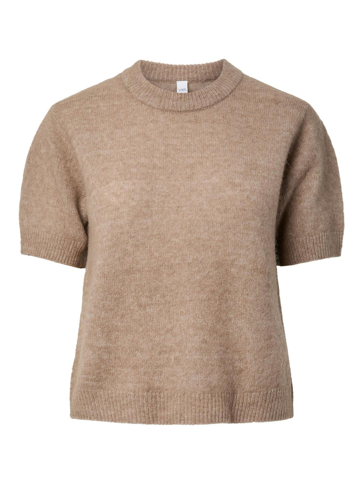 YasJohi Wool Blend Pullover - Taupe Gray