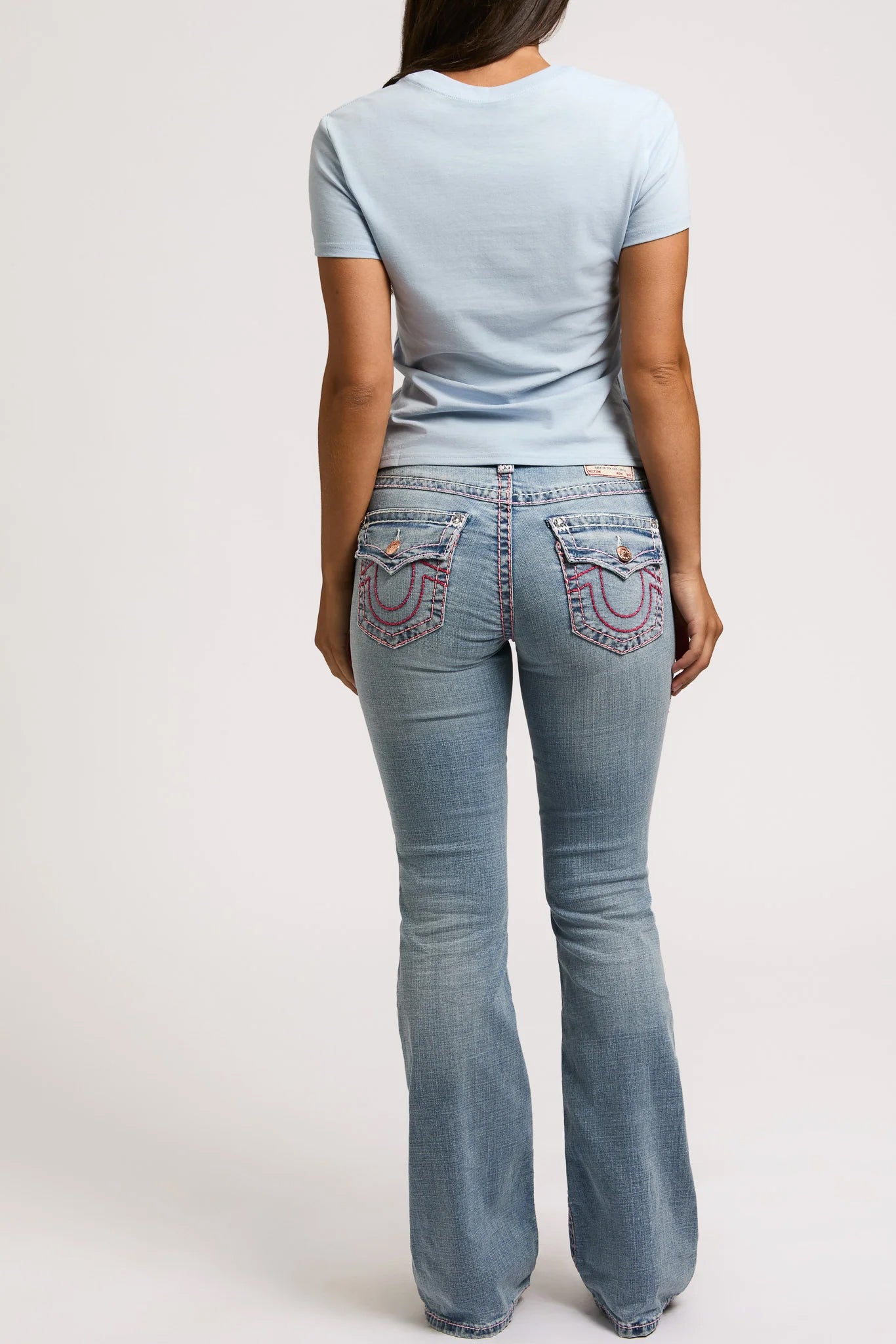 Becca MR Bootcut Super T Flap - Light Wash