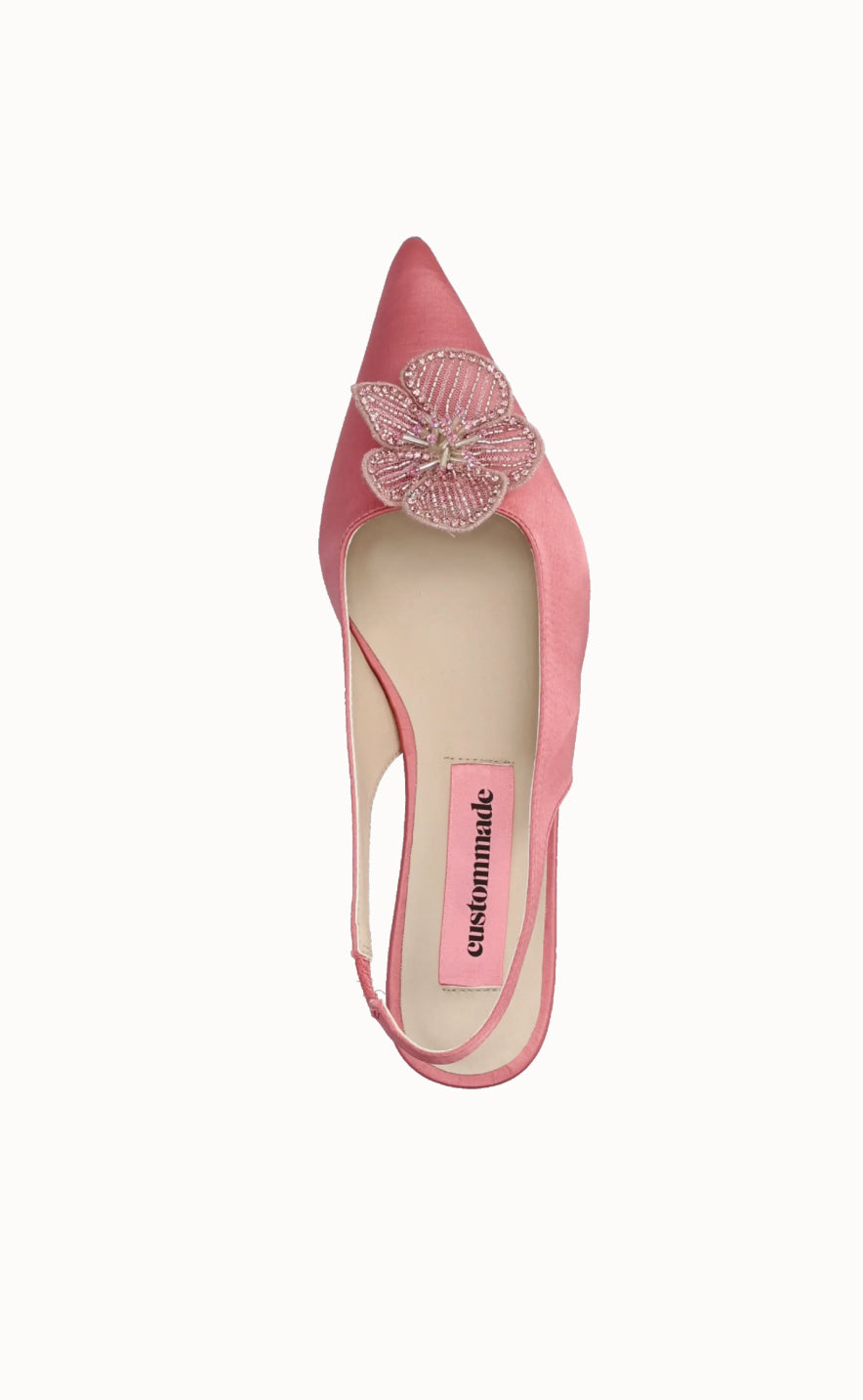 Fiona Flower Satin Blush