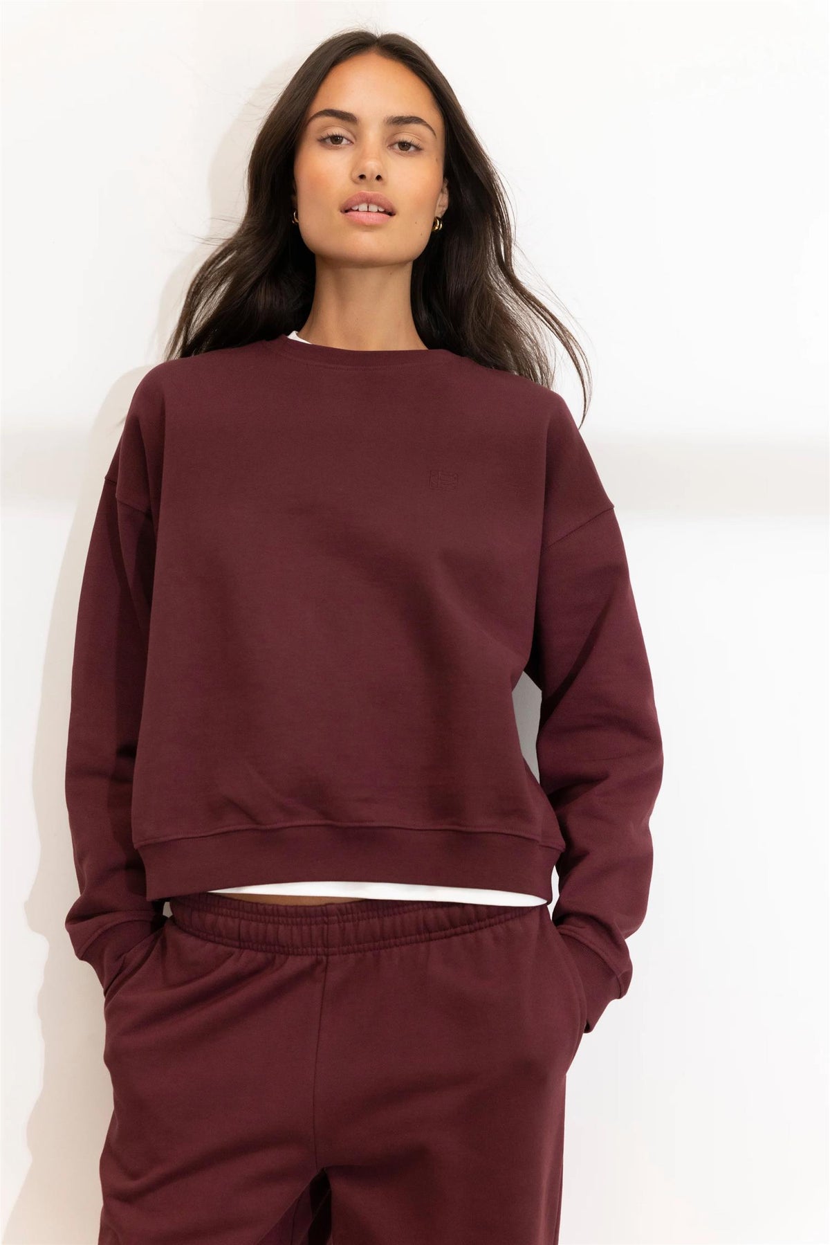 Mara Sweatshirt - Deep Plum