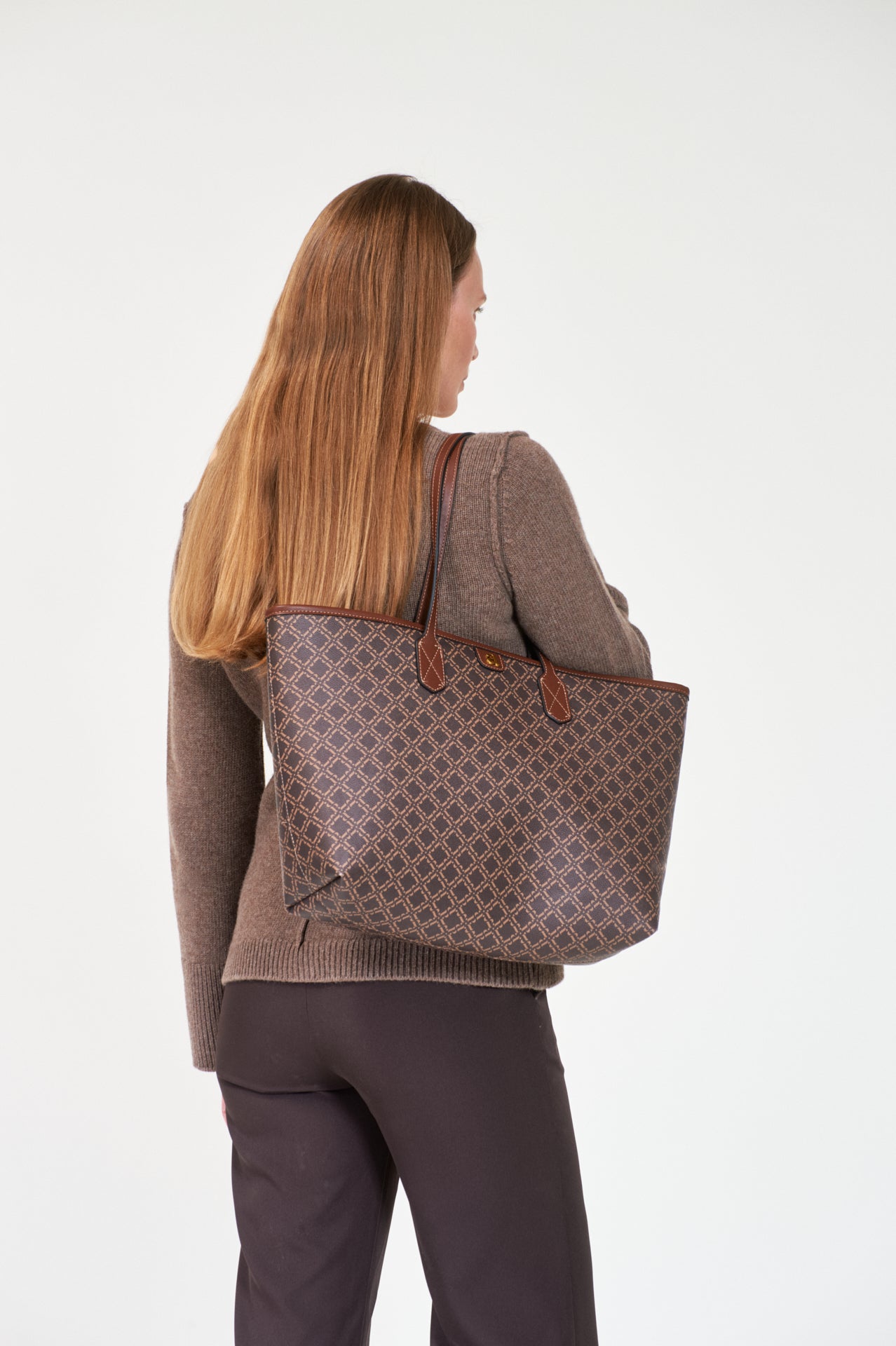 Ultimate Monogram Tote Bag Brown