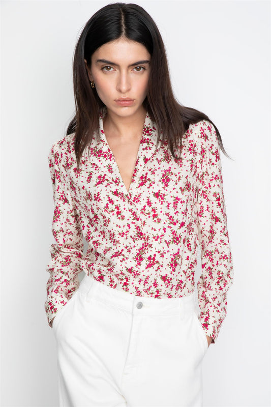 Lu Lu Blouse Berry Print