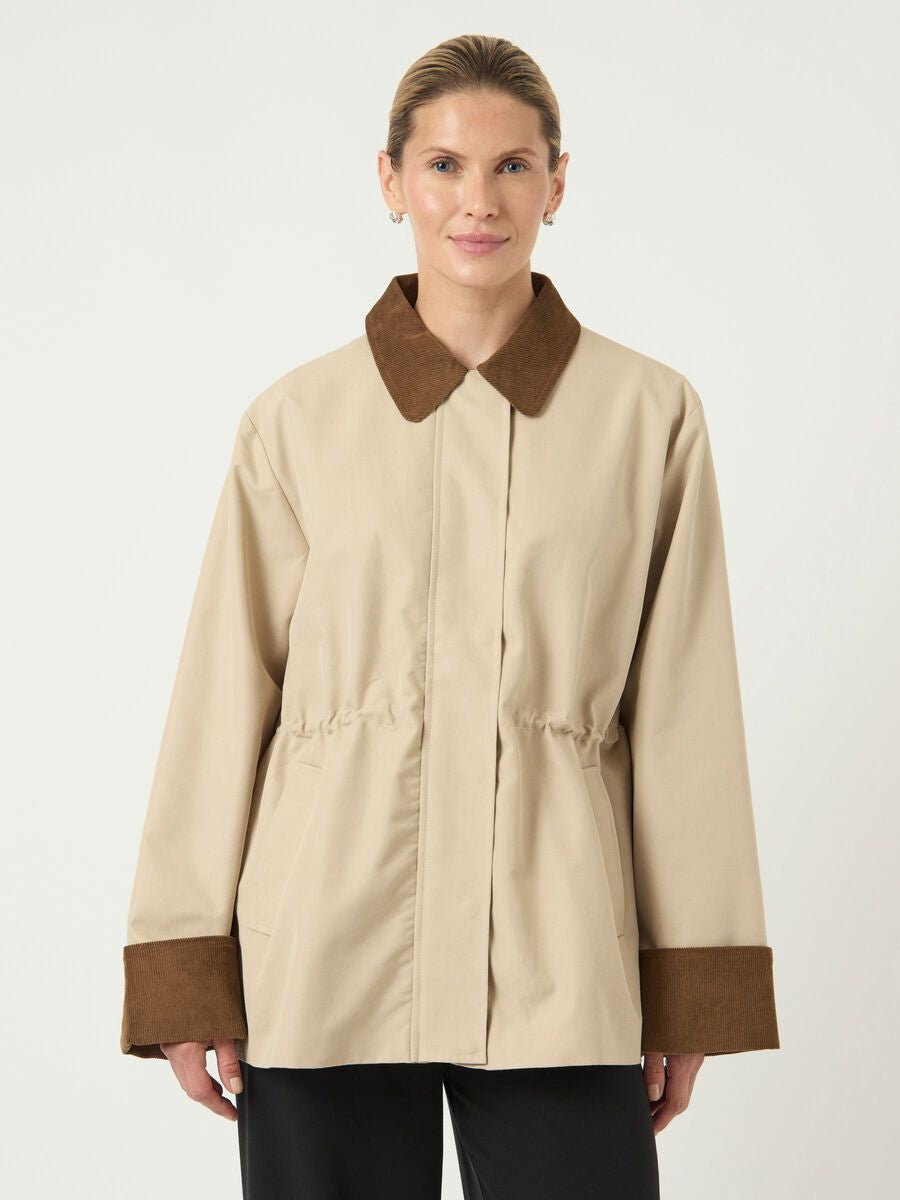 YasAnca LS Parka Jacket Beige
