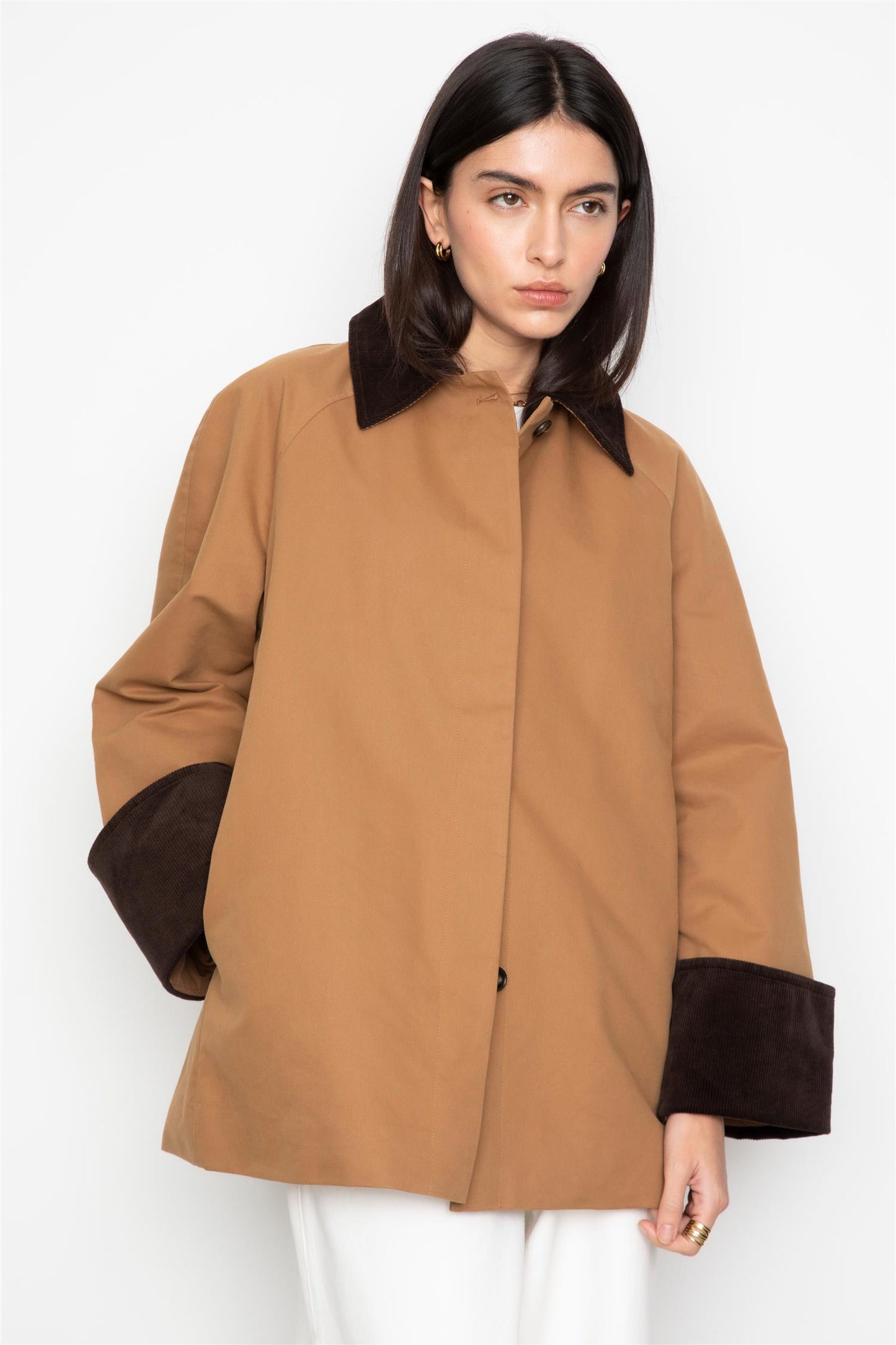 Heather Jacket Dark Camel