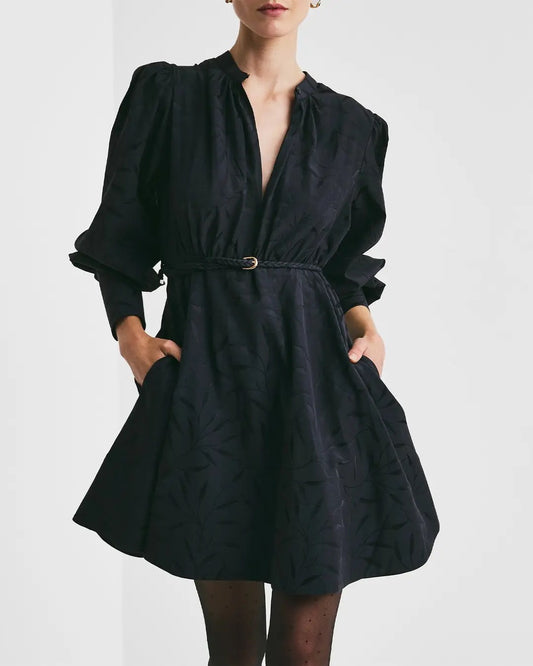 Jacquard Mini Dress