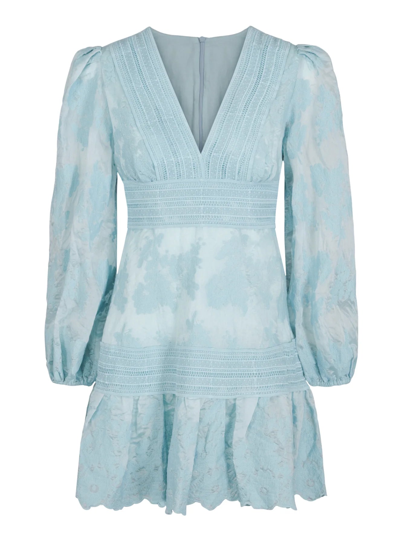 Castle Lace Dress Baby Blue