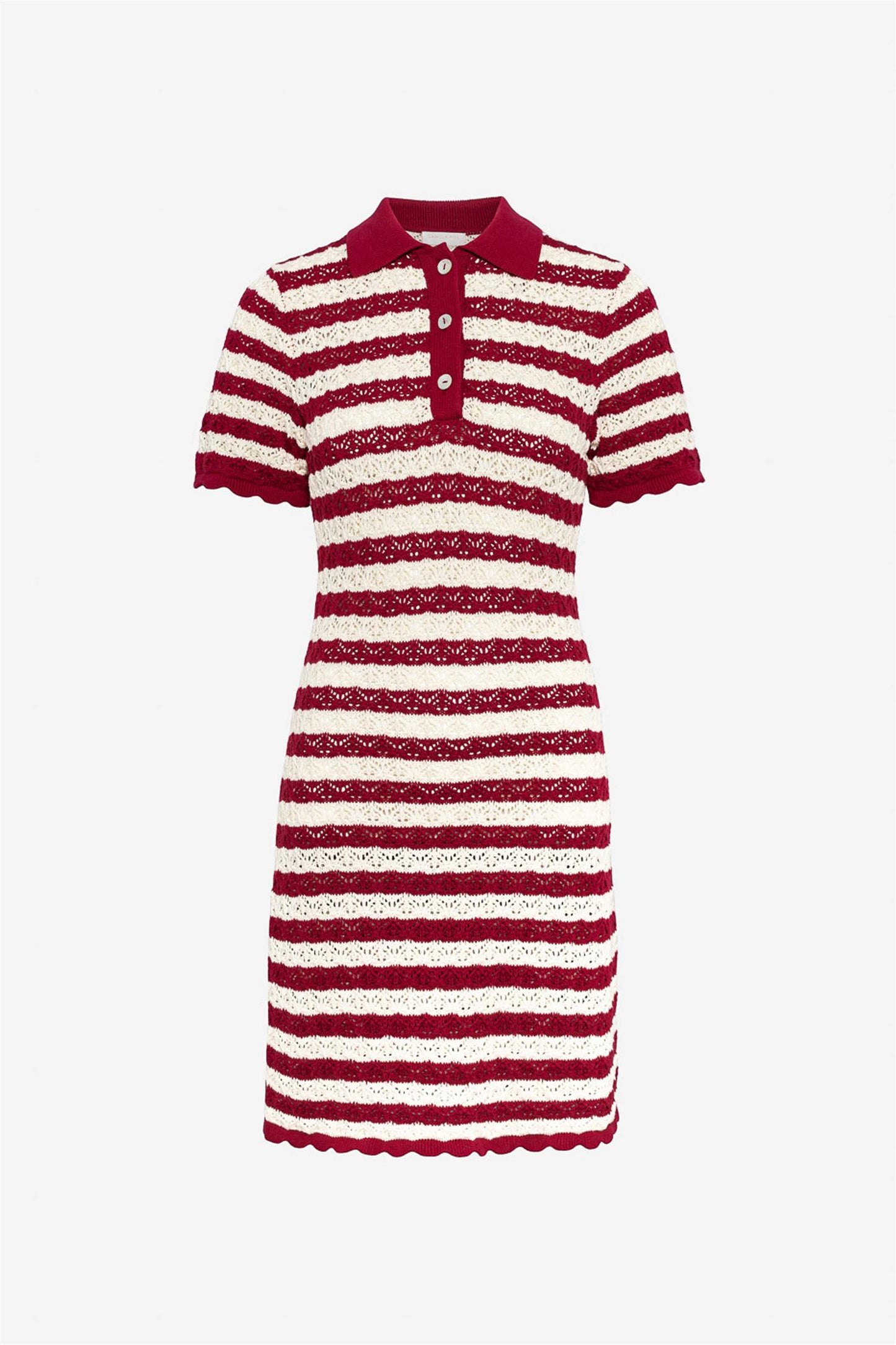 Emery Dress - Berry Stripe