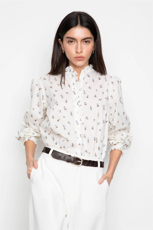Emily Blouse White Anemone