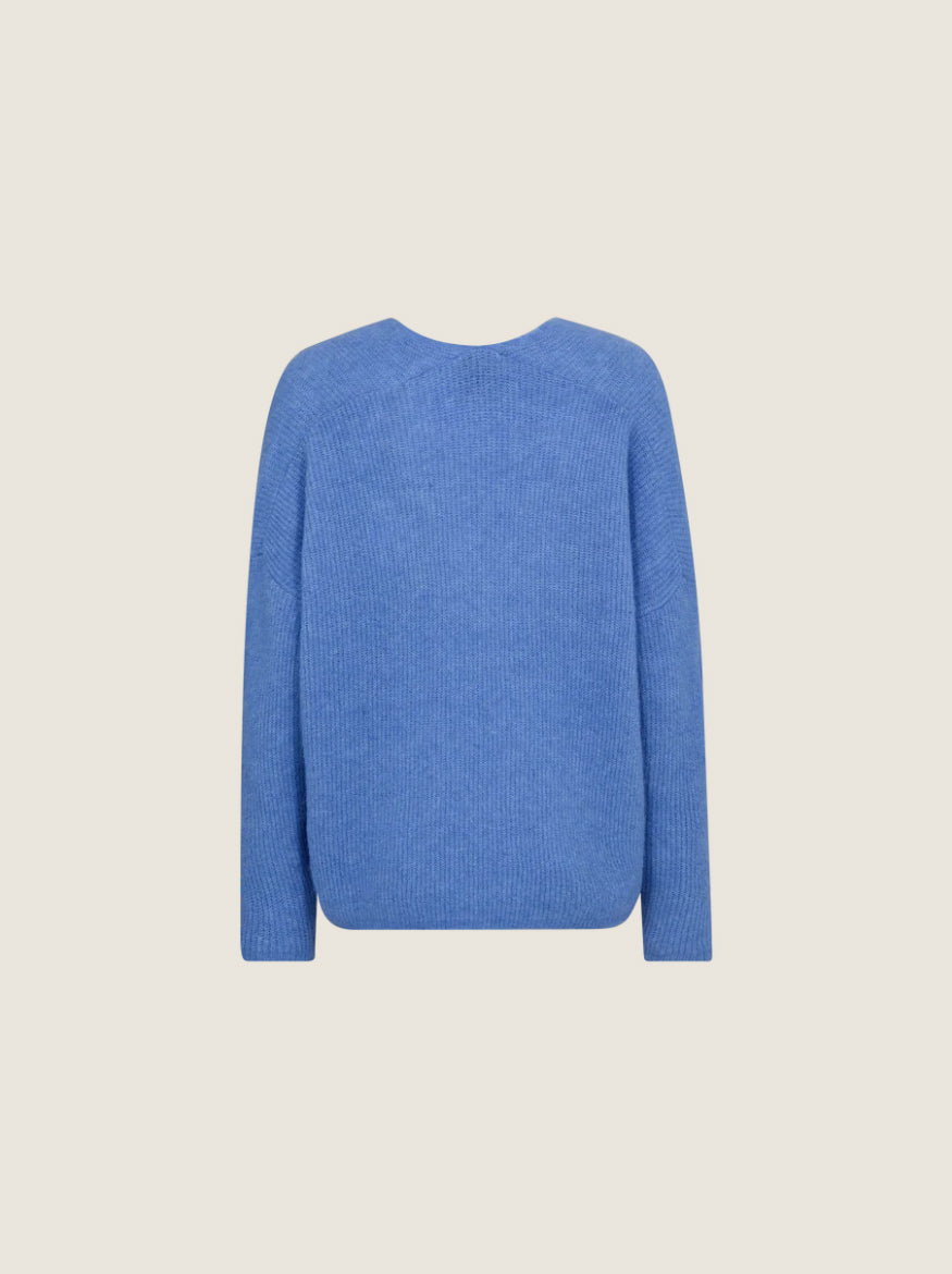 MMThora V-Neck Knit Ultramarine