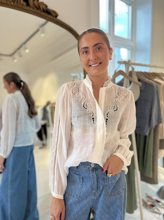 Leony Blouse hvit