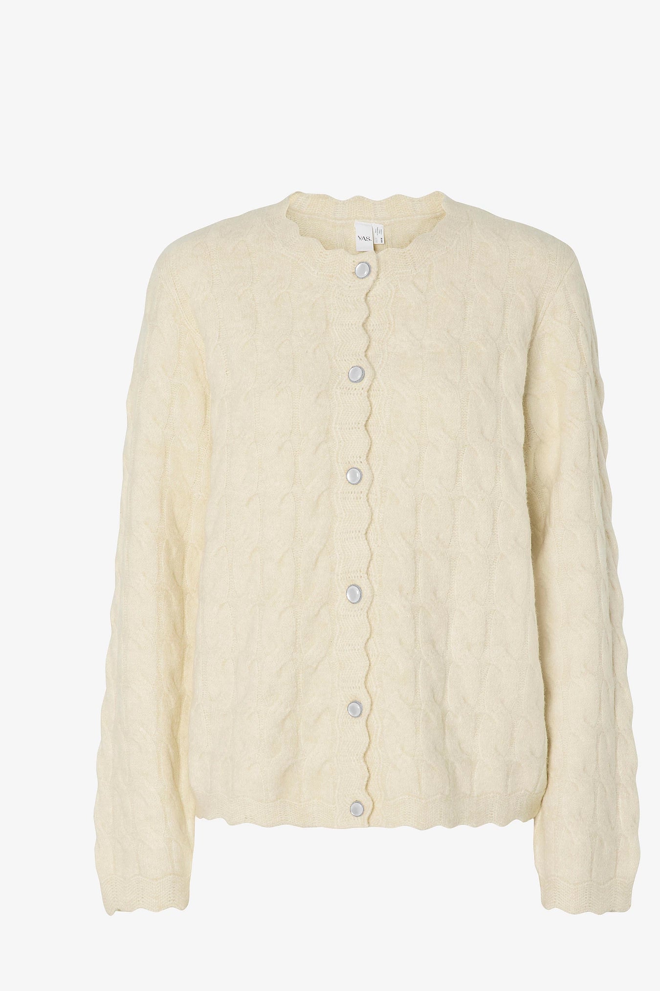 YASBubera LS Knit Cardigan Birch