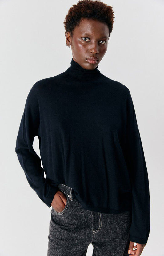 Toima Mock-Neck - Noir