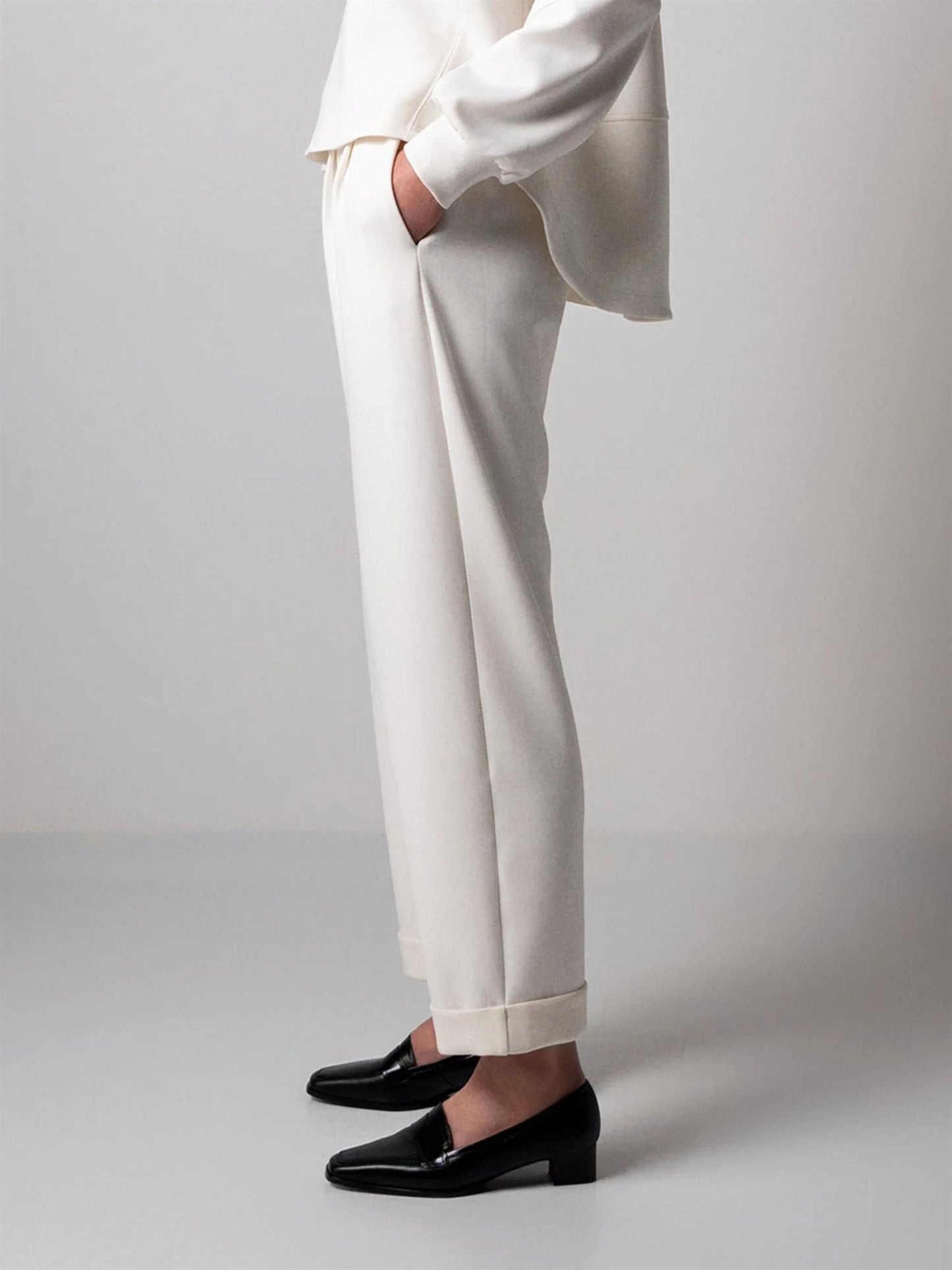 Kim Relax Pant Cream