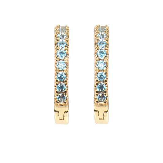Medium hoops Blue