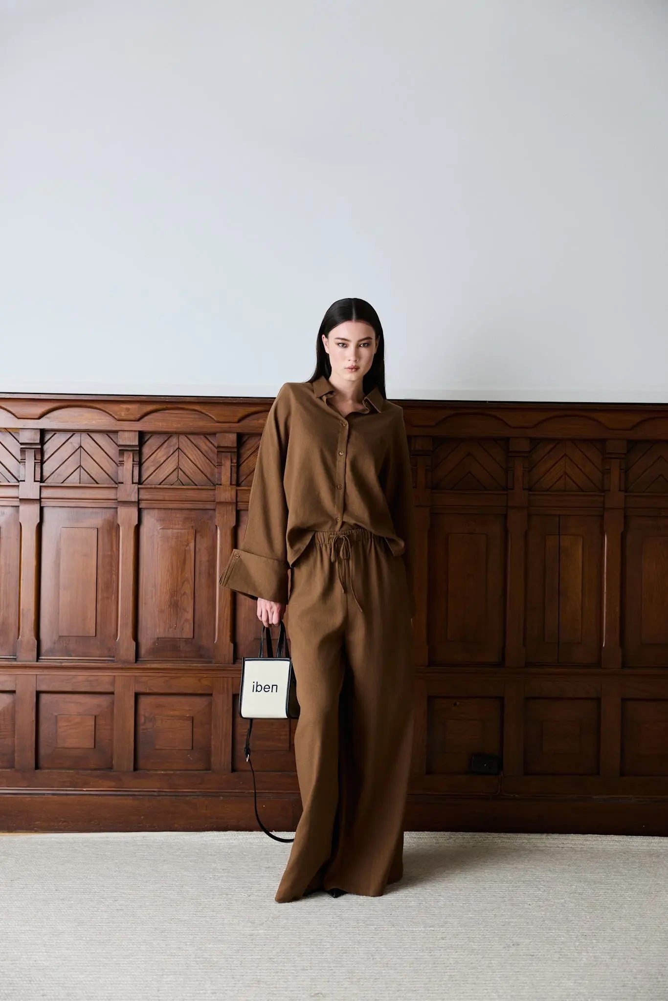 Tide Linen Pants - Chestnut Brown