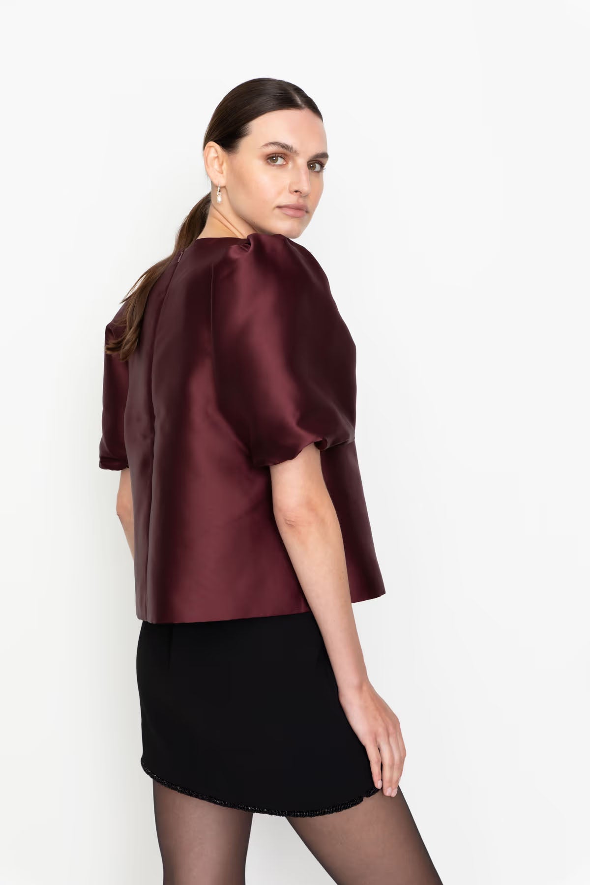 Becca Blouse Bordeaux