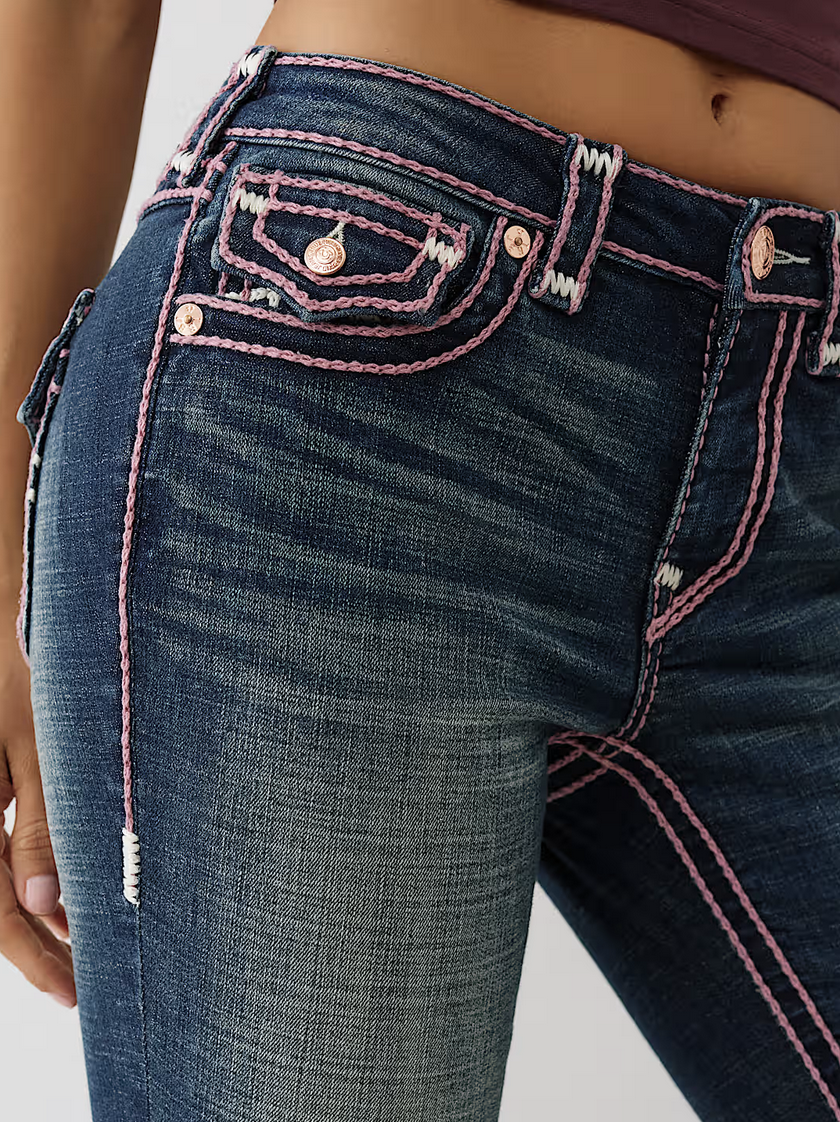 Becca Bootcut Flap Rope Stitch
