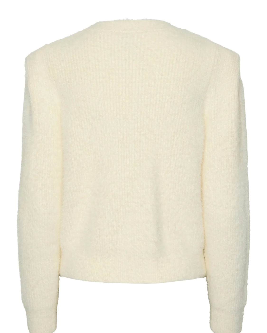 Yasmey LS Knit Cardigan Cream