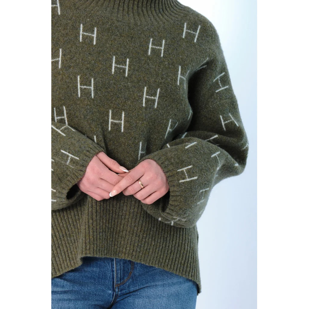 Fam Sweater Short Winter Moss