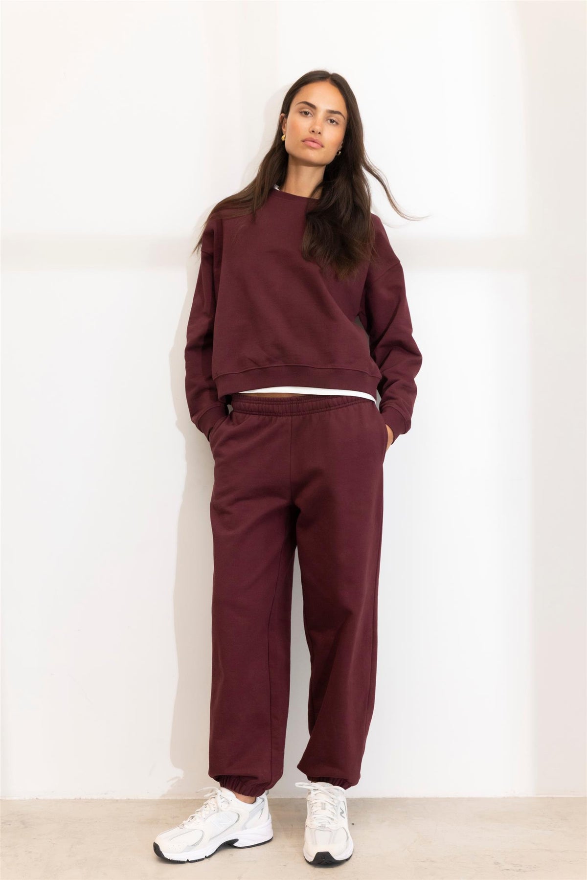 Mila Sweatpants - Deep Plum
