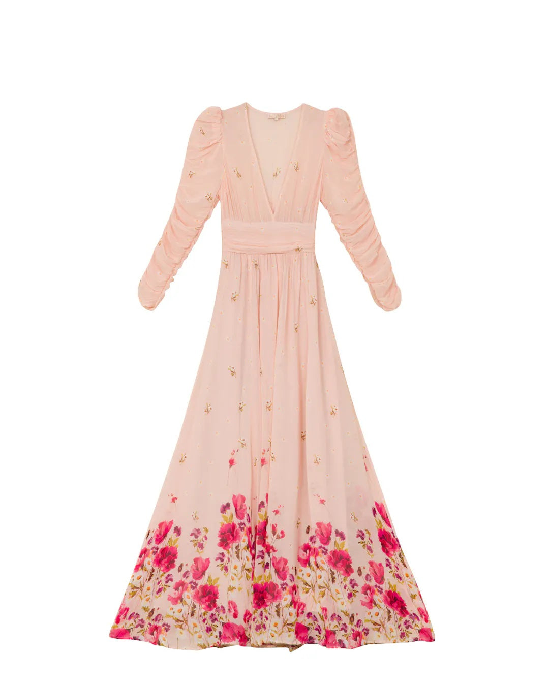 Georgette Maxi Dress Wild Flowers