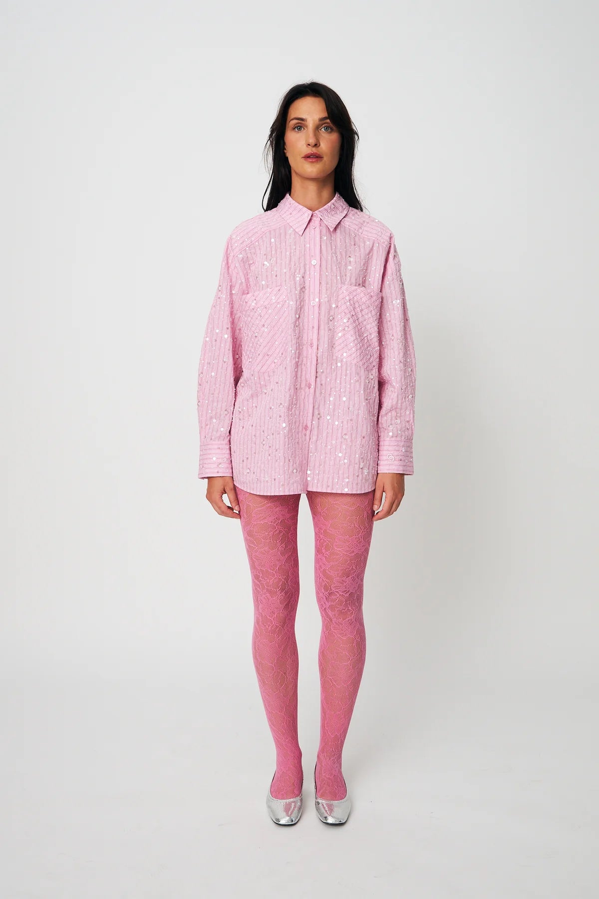 Elliecras Shirt - Pink Multi Stripe