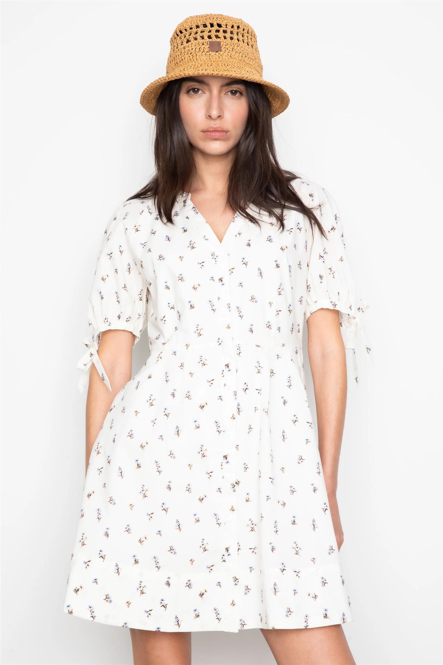 Lia Dress White Anemone