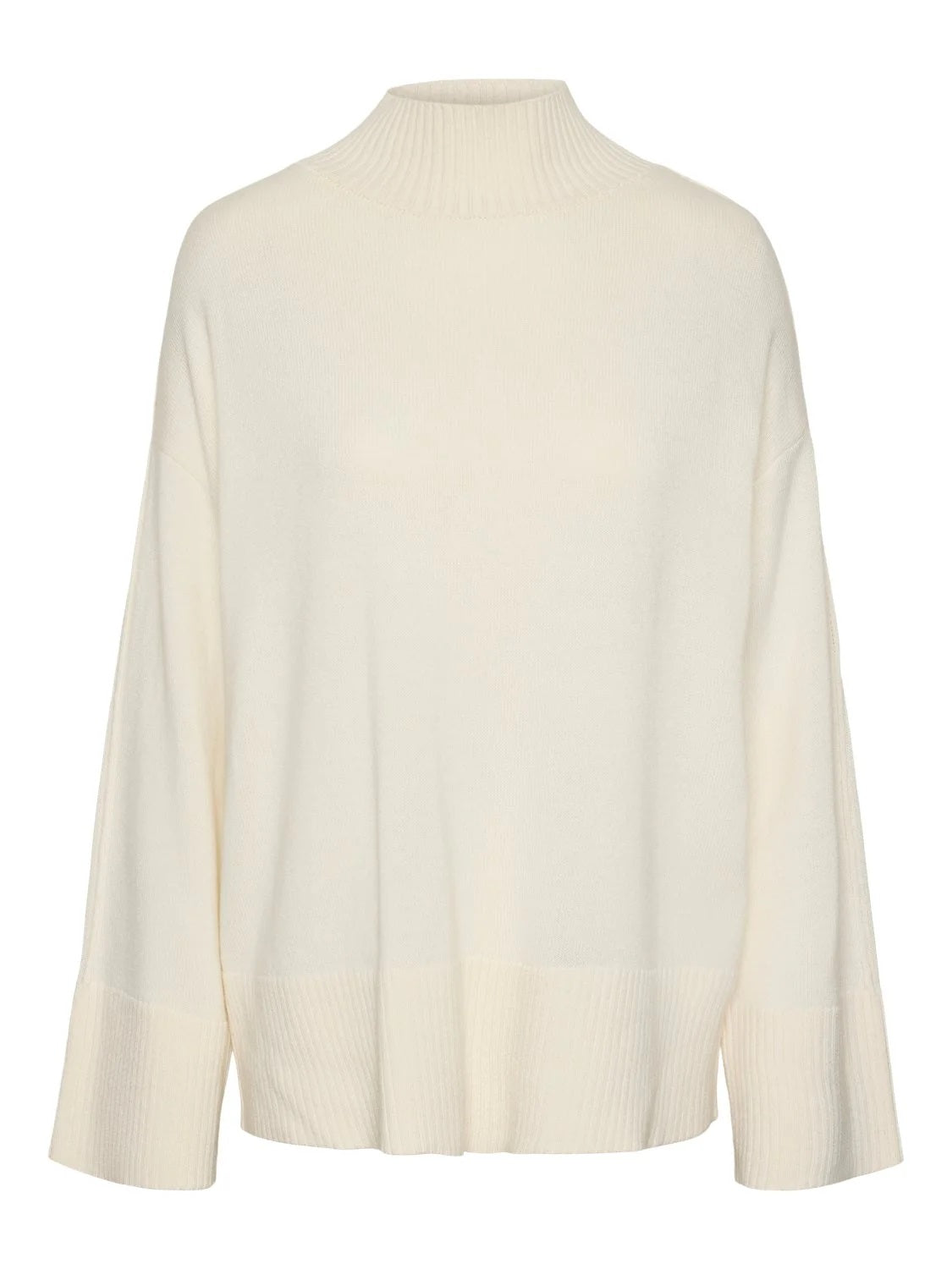 Yasbabette LS Knit Pullover Star White