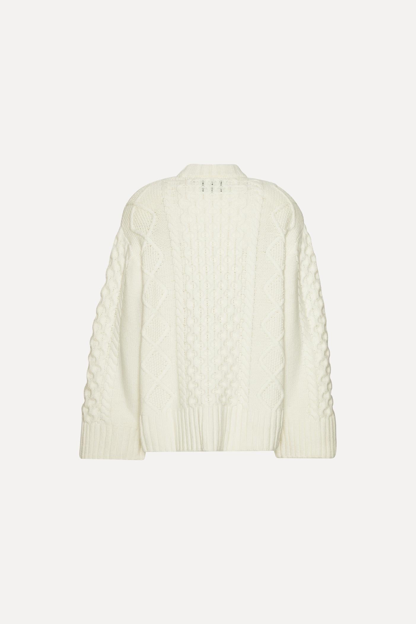 Knit Cable Crewneck