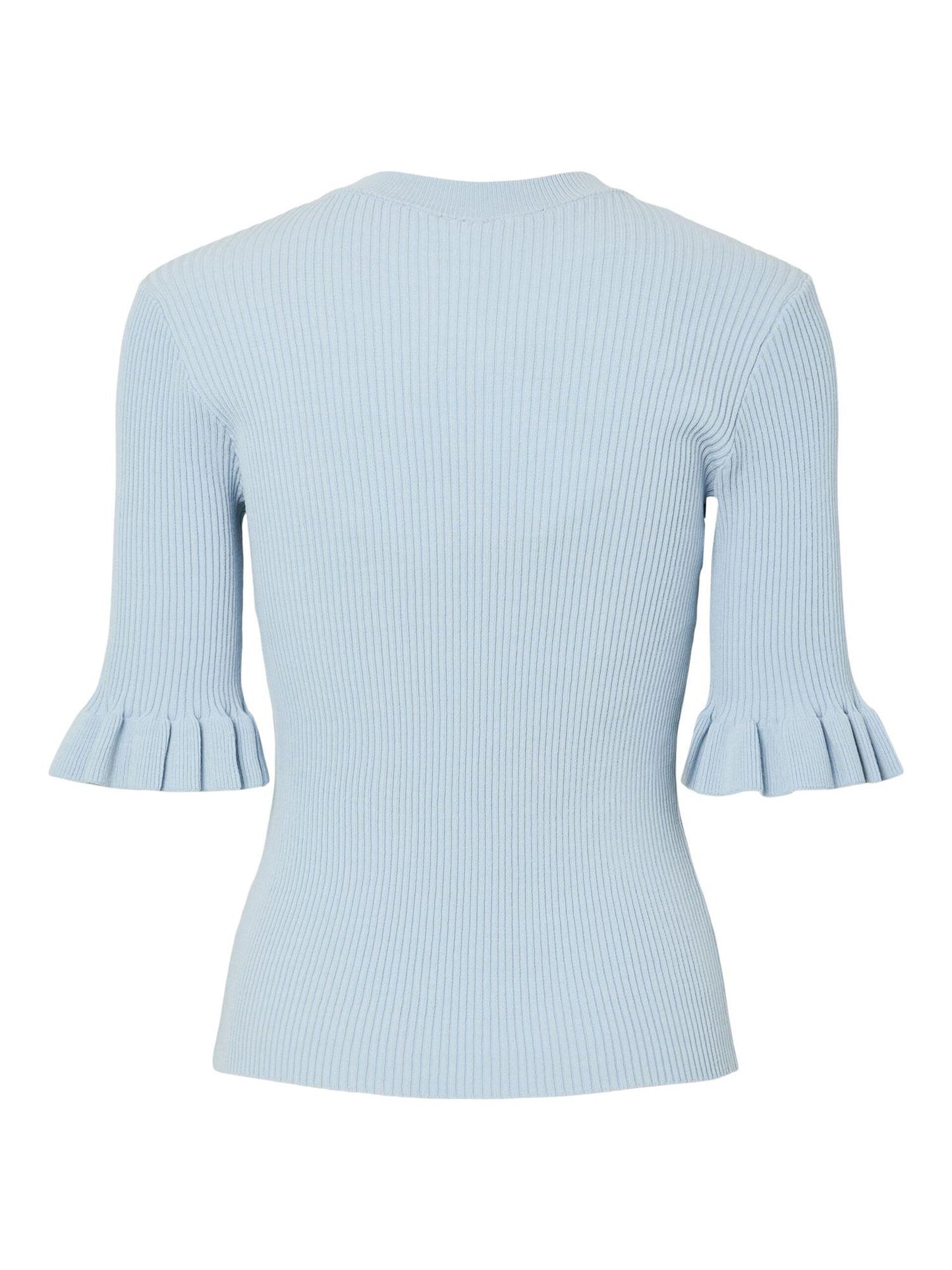 YasMikla SS Knit Top Skyway