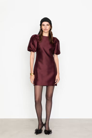 Marie Dress Bordeaux