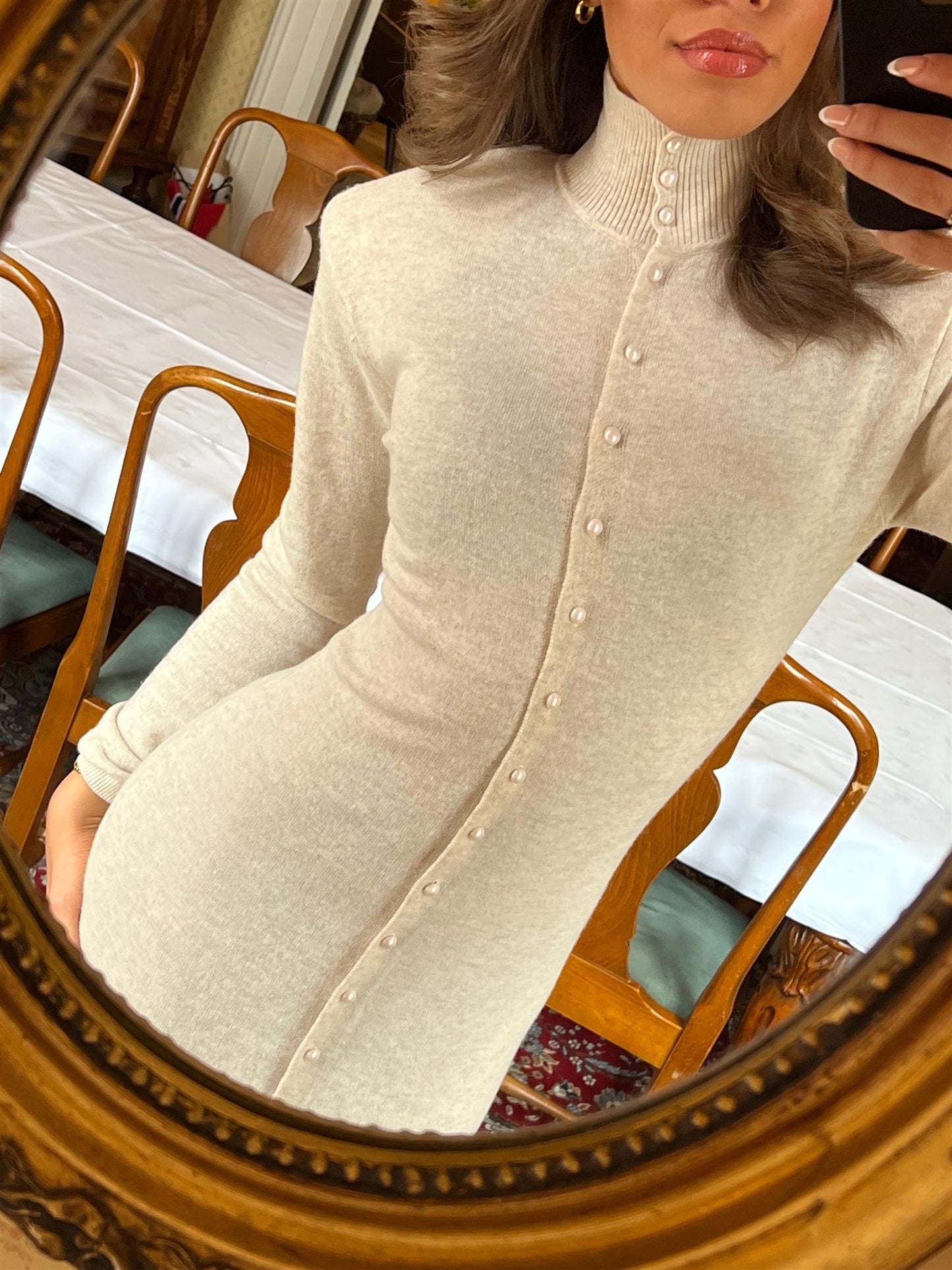 Knitted Polo Dress