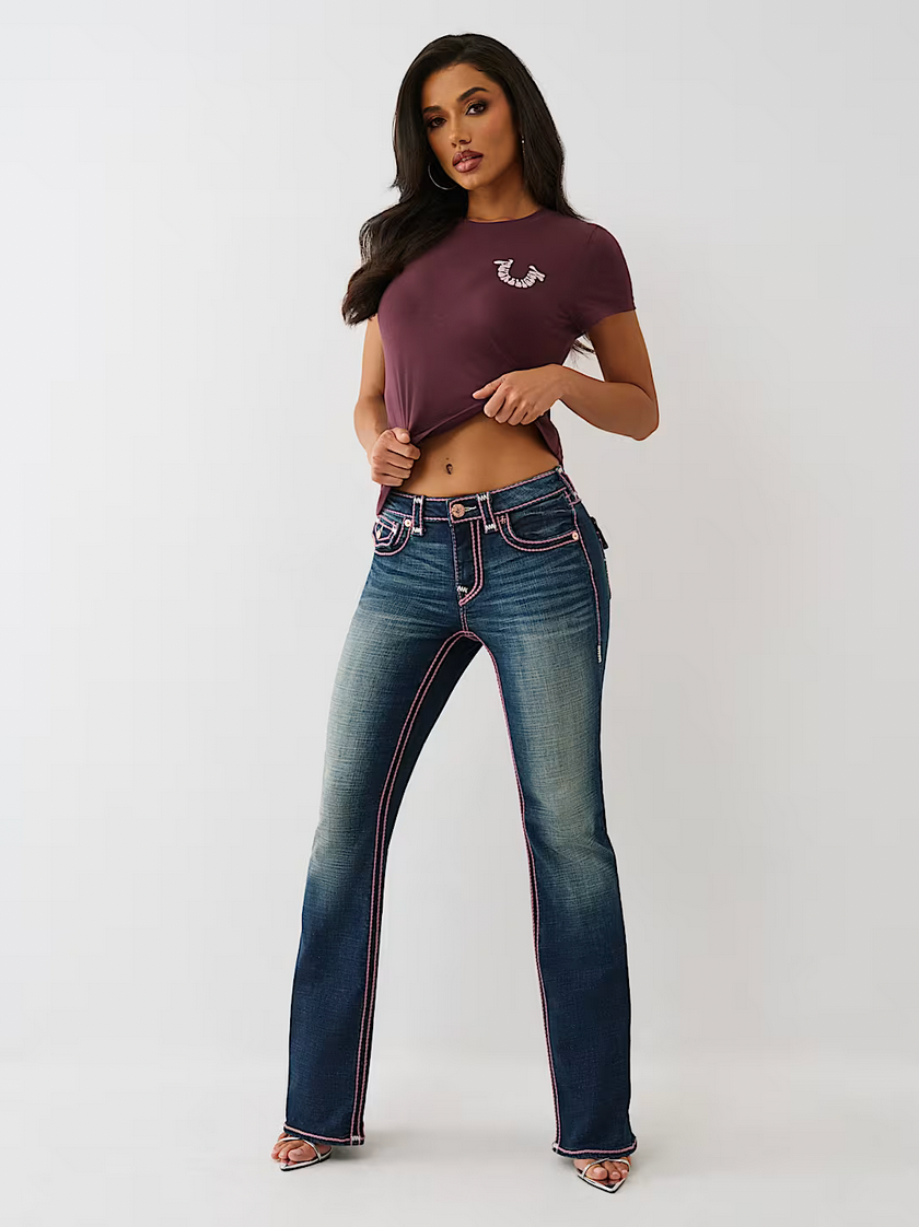 Becca Bootcut Flap Rope Stitch