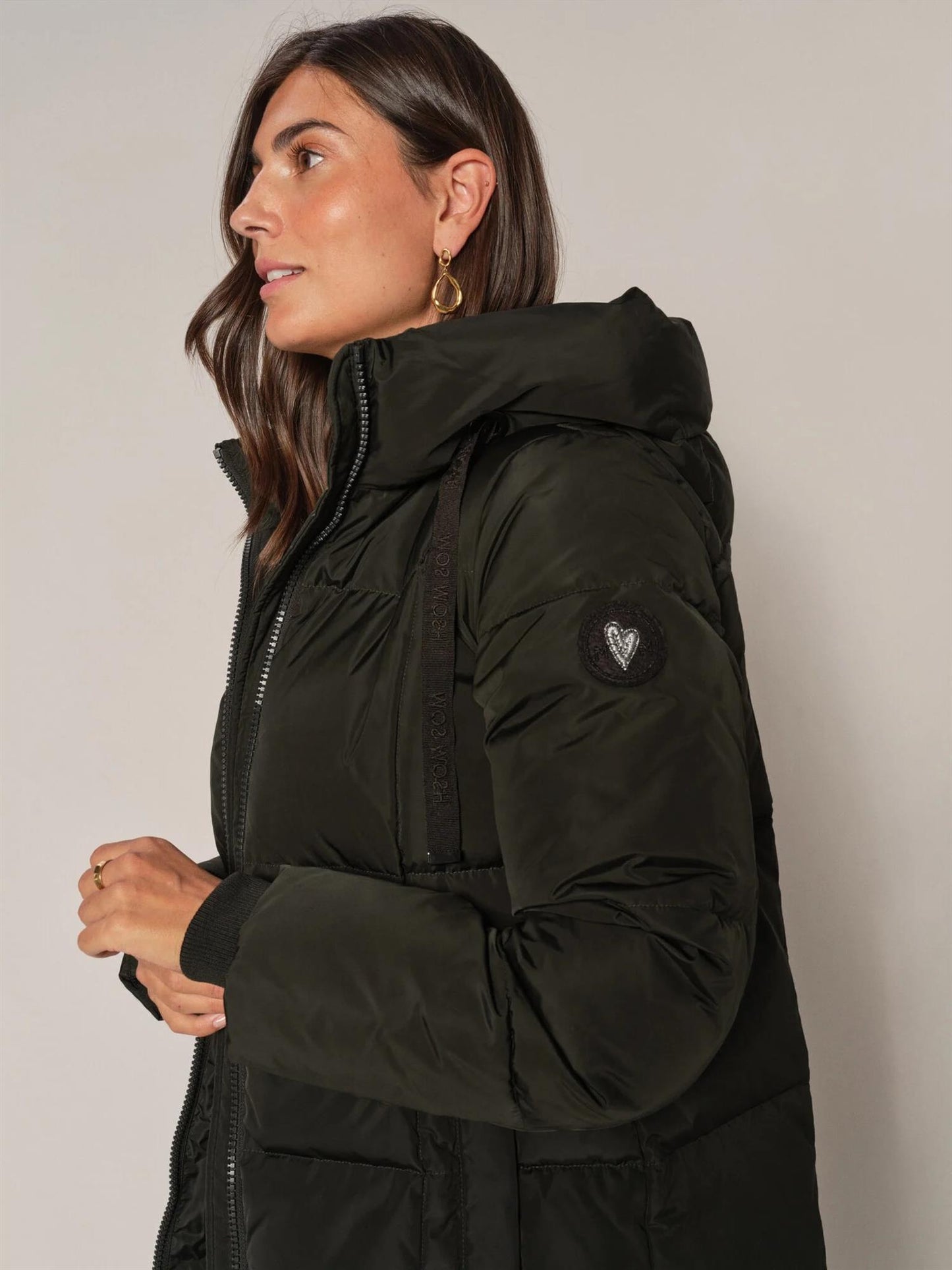 MMNova Square Down Coat Rosin Green