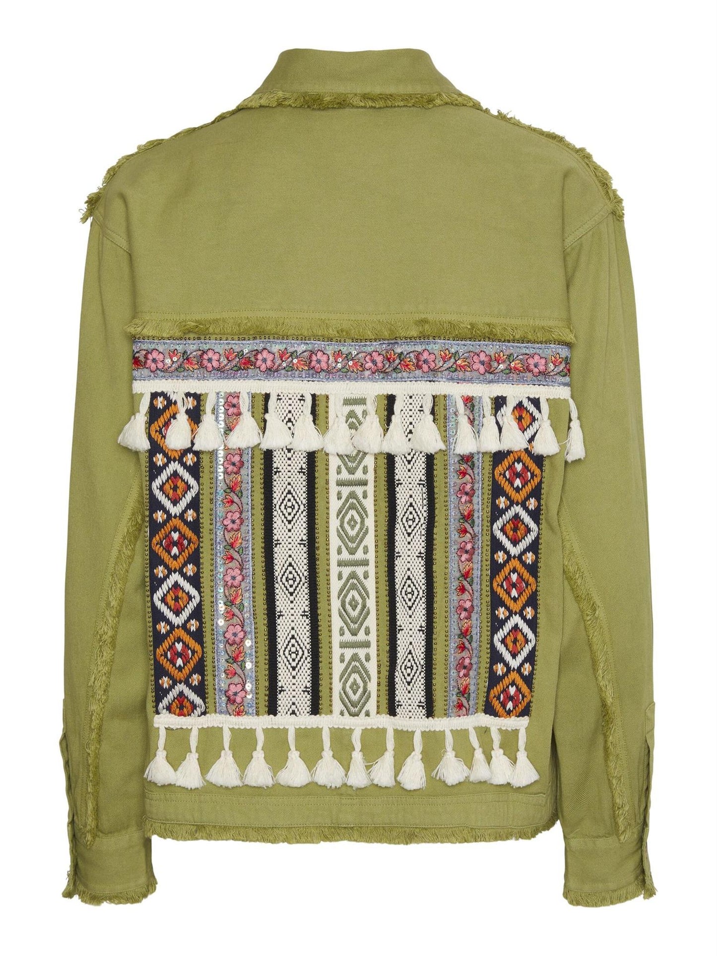 Yastokka embroidery jacket Mosstone